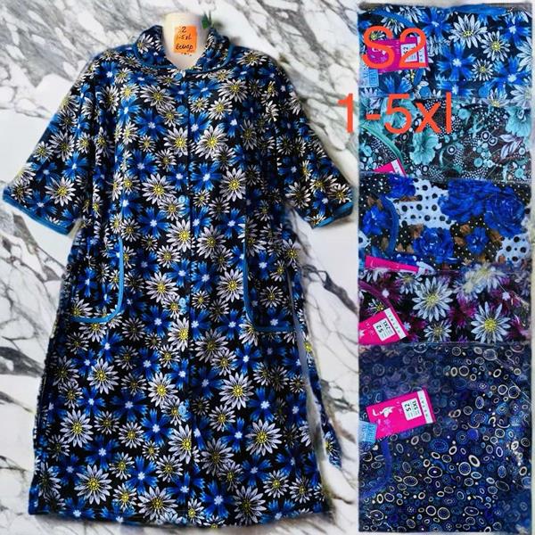 Халат HomeWear (XL-5XL) S2 mix (деми)