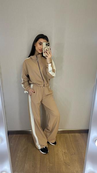 Костюм спорт Valentina (42-50) 066 beige (деми)