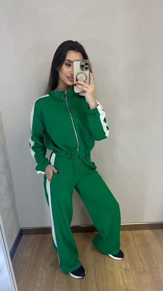 Костюм спорт Valentina (42-50) 066 green (деми)