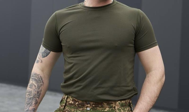 Футболка Madoka (M-3XL) 766 green (лето)