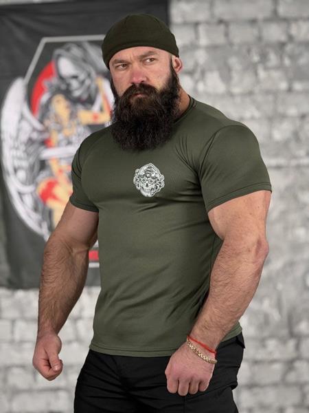 Футболка Madoka (M-3XL) 773 khaki (лето)