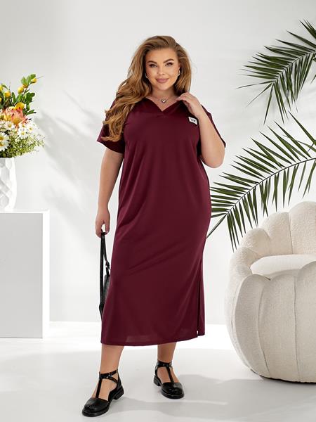 Платье BAT (46-56) 342 wine (лето)