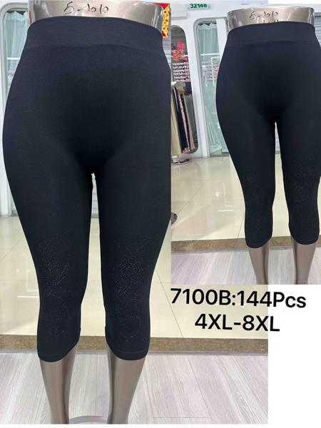 Бриджи АнЯ (4XL-8XL) 7100B black (лето)