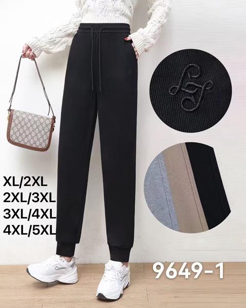 Штаны спорт АнЯ (XL-5XL) 9649-1 mix (деми)