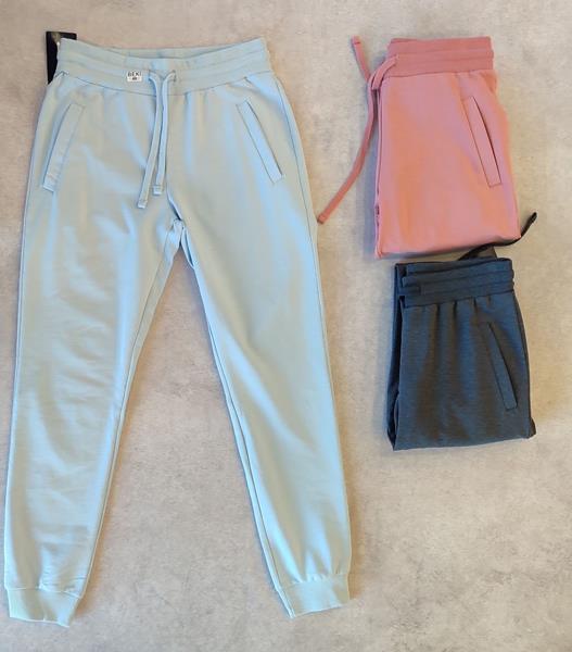 Штаны спорт Annet (48-56) YT-0108 d.grey (деми)