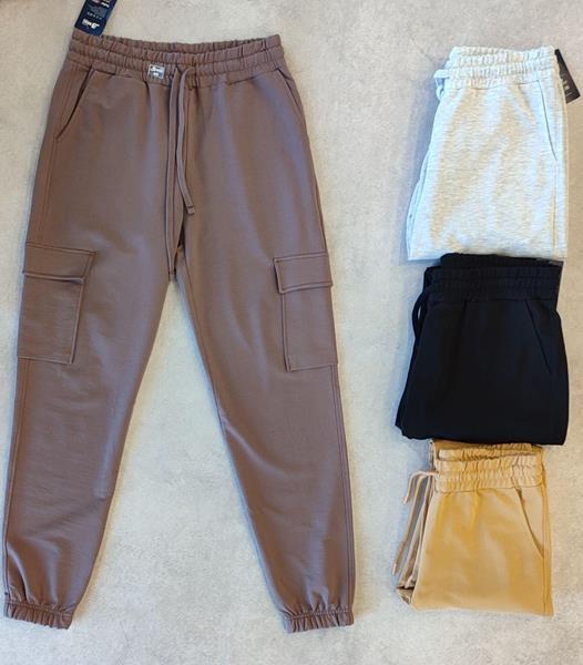 Штаны спорт Annet (48-56) YT-20700 l.grey (деми)