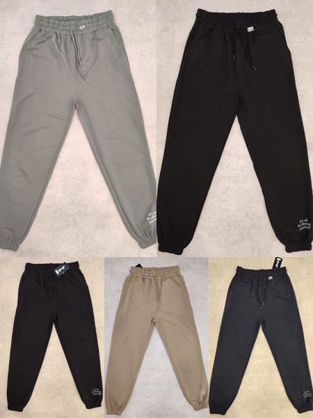 Штаны спорт Annet (48-56) YT-3303 black (деми)