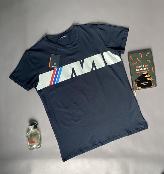 Футболка Verton (M-2XL) VR27 navy (лето)