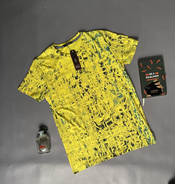 Футболка Verton (M-2XL) VR31 yellow (лето)