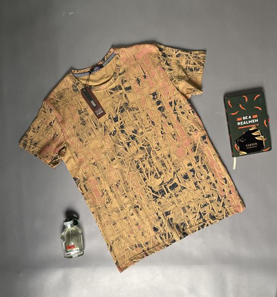 Футболка Verton (M-2XL) VR32 beige (лето)