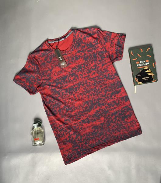 Футболка Verton (M-2XL) VR37 red (лето)