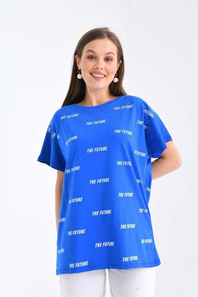 Футболка Shipi (2XL-3Xl) 2484 blue (лето)