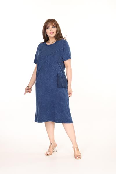 Платье Alberk (50-56) 4085  blue (лето)