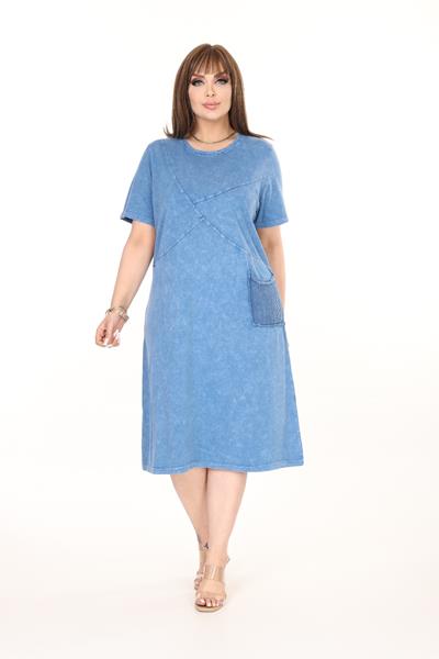 Платье Alberk (50-56) 4085  l.blue (лето)