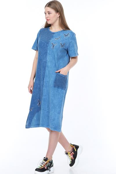 Платье Alberk (50-56) 6004  l.blue (лето)