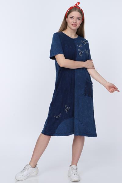 Платье Alberk (50-56) 6004  navy (лето)