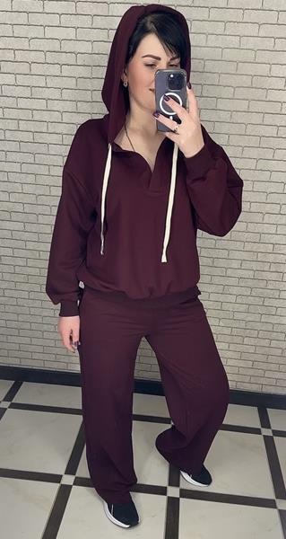 Костюм спорт Valentina (48-56) 032 brown (деми)