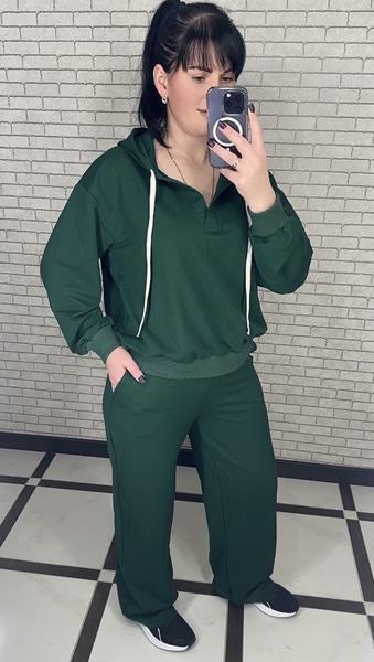 Костюм спорт Valentina (48-56) 032 green (деми)