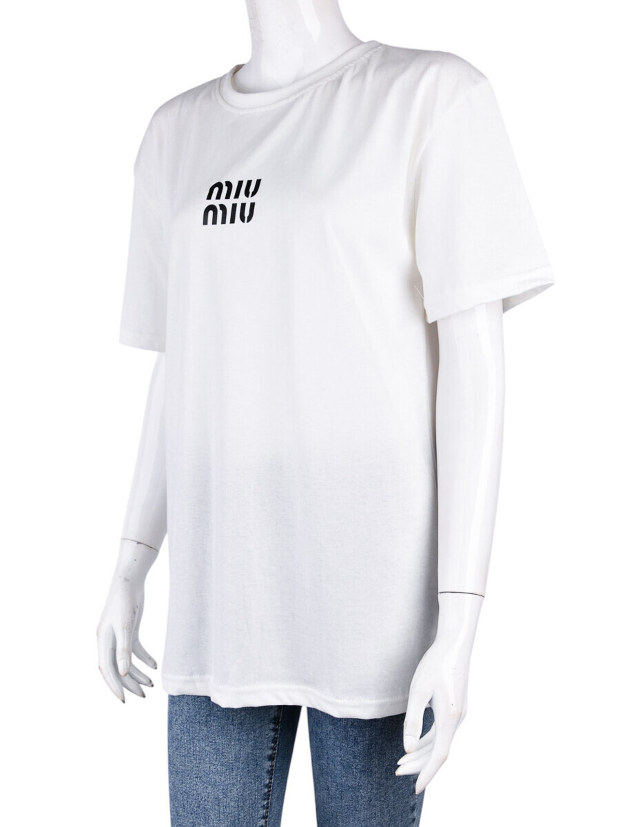 Футболка Textile (S-L) 800Ж молочний (лето)