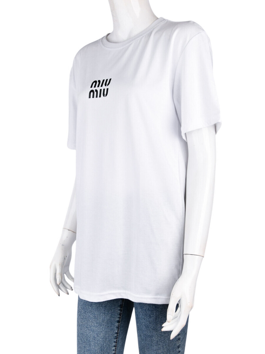 Футболка Textile (S-L) 801Ж білий (лето)