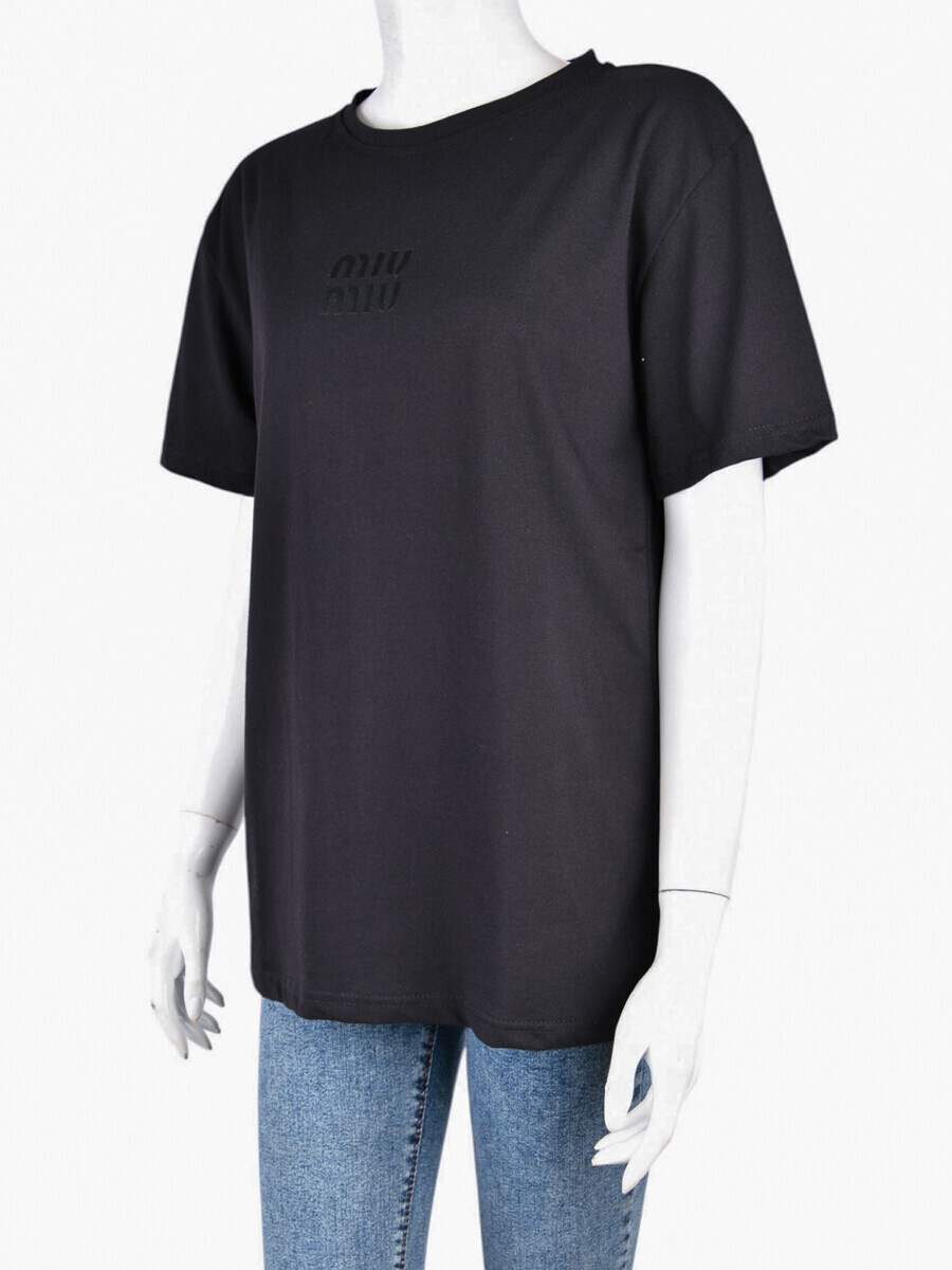 Футболка Textile (S-L) 805Ж чорний (лето)