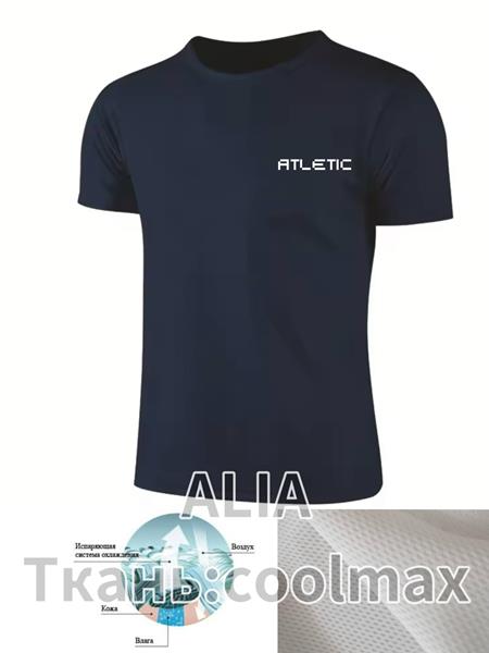 Футболка ALIA (M-3XL) 2989 navy (лето)