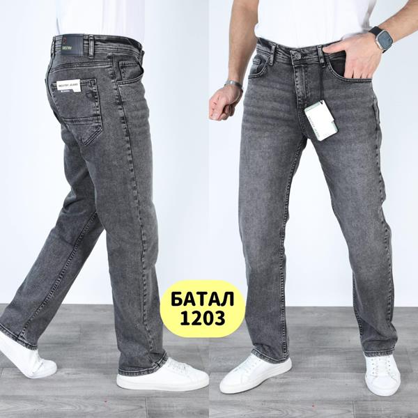 Джинсы God Baron (32-40) 1203 grey (деми)