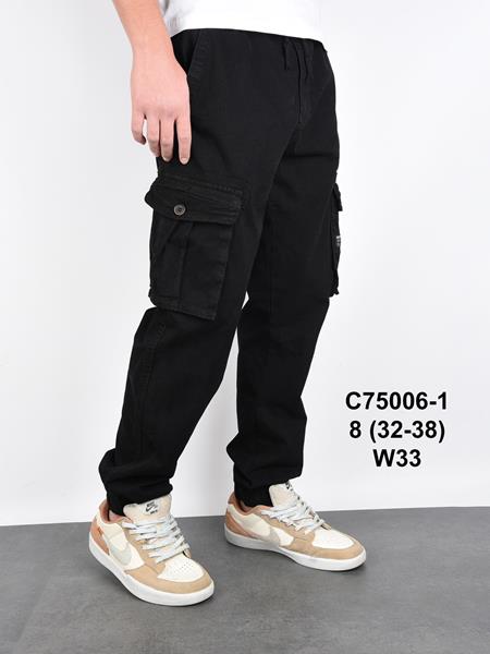 Джинсы God Baron (32-38) 75006-1 black (деми)