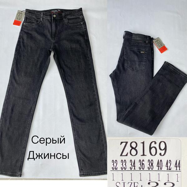 Джинсы God Baron (32-44) 8169 grey (деми)