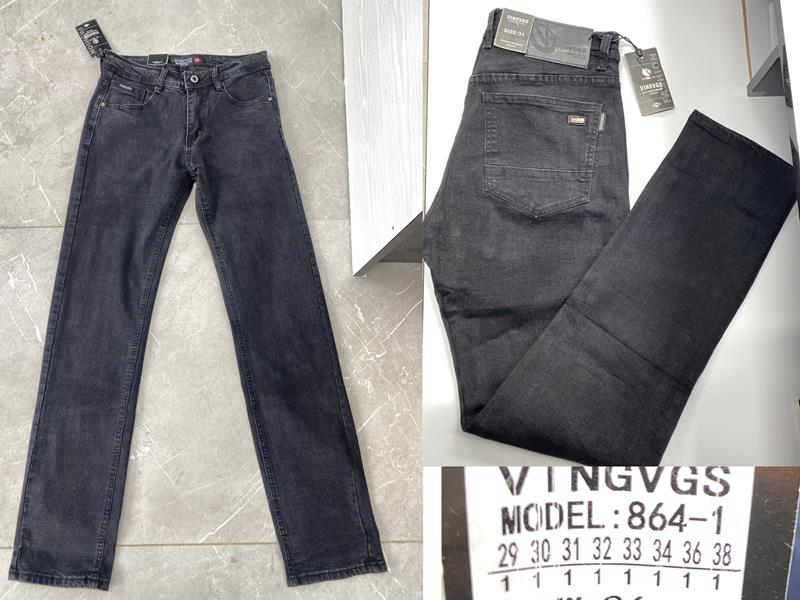 Джинсы God Baron (29-38) 864-1 grey (деми)