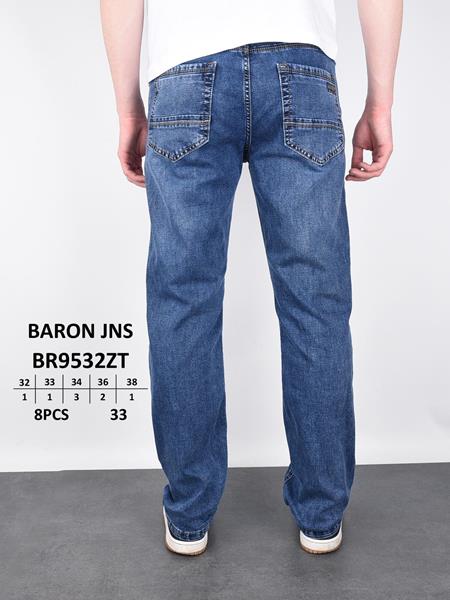 Джинсы God Baron (32-38) 9532 blue (деми)