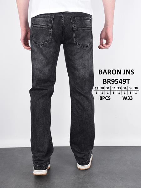 Джинсы God Baron (29-38) 9549 black (деми)