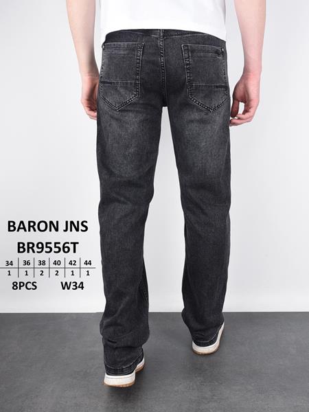 Джинсы God Baron (34-44) 9556 black (деми)