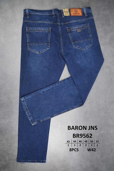 Джинсы God Baron (42-52) 9562 blue (деми)