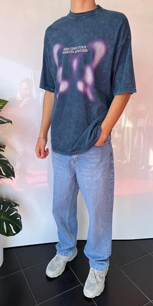 Футболка i8denim (S-2XL) 1966 blue (лето)