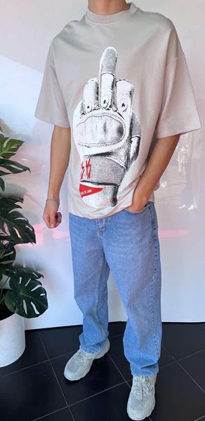 Футболка i8denim (S-2XL) 2001 grey (лето)