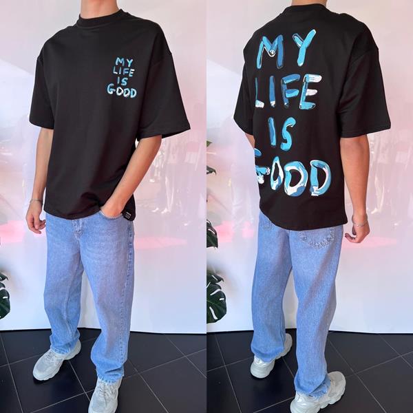 Футболка i8denim (S-2XL) 2014 black (лето)