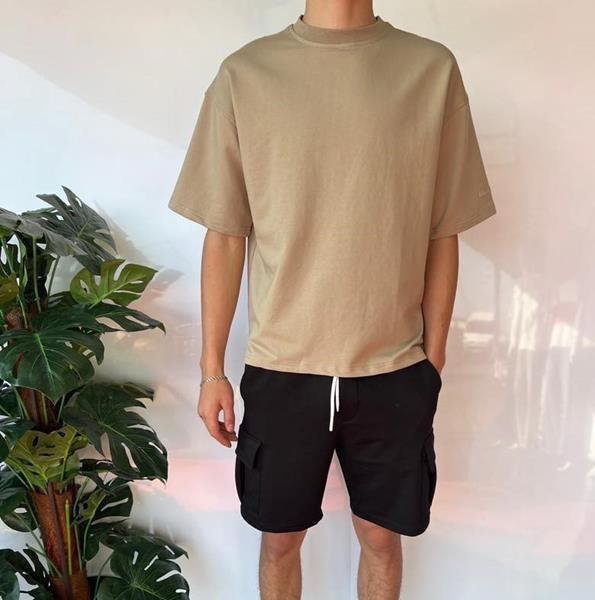 Футболка i8denim (S-2XL) 2070 beige (лето)