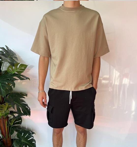 Футболка i8denim (S-2XL) 2085 beige (лето)