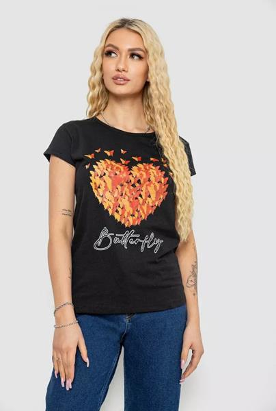 Футболка Seven Group (S-L) 2204 black (лето)