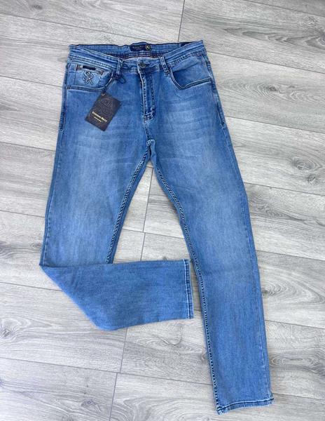 Джинсы i8denim (30-38) 2111 l.blue (деми)