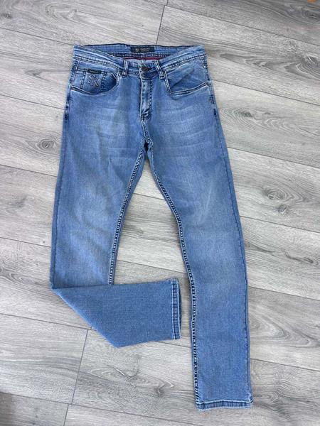 Джинсы i8denim (30-38) 2112 l.blue (деми)