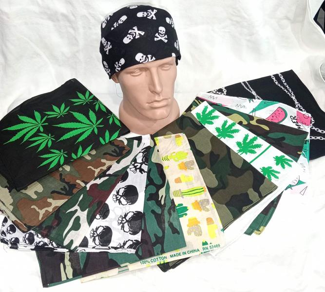 Бандана Mabi (one size) MB87 mix (лето)