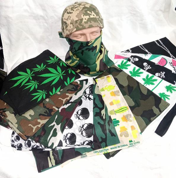 Бандана Mabi (one size) MB88 mix (лето)