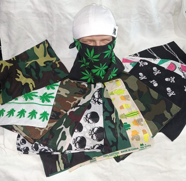 Бандана Mabi (one size) MB89 mix (лето)