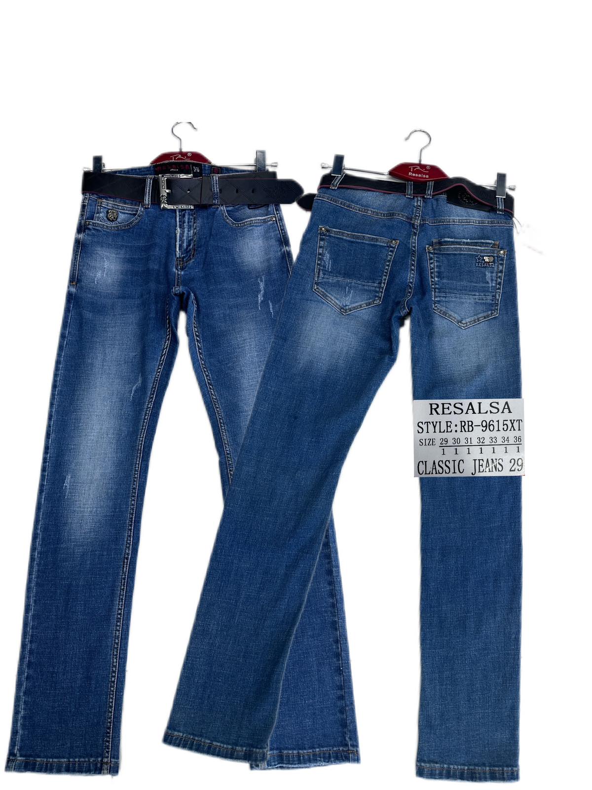 Джинсы God Baron (29-36) RB-9615XT blue (деми)