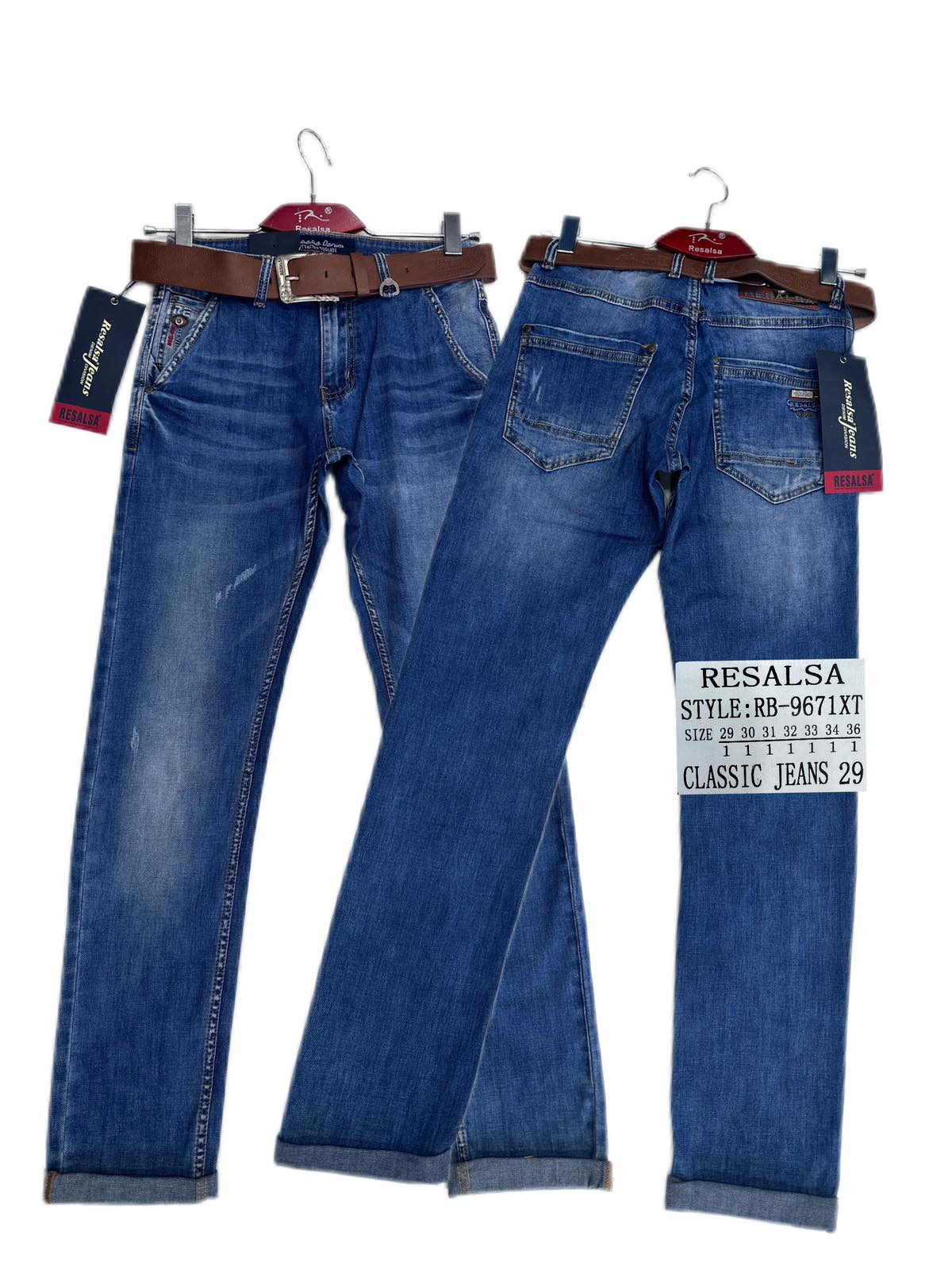 Джинсы God Baron (29-36) RB-9671XT blue (деми)