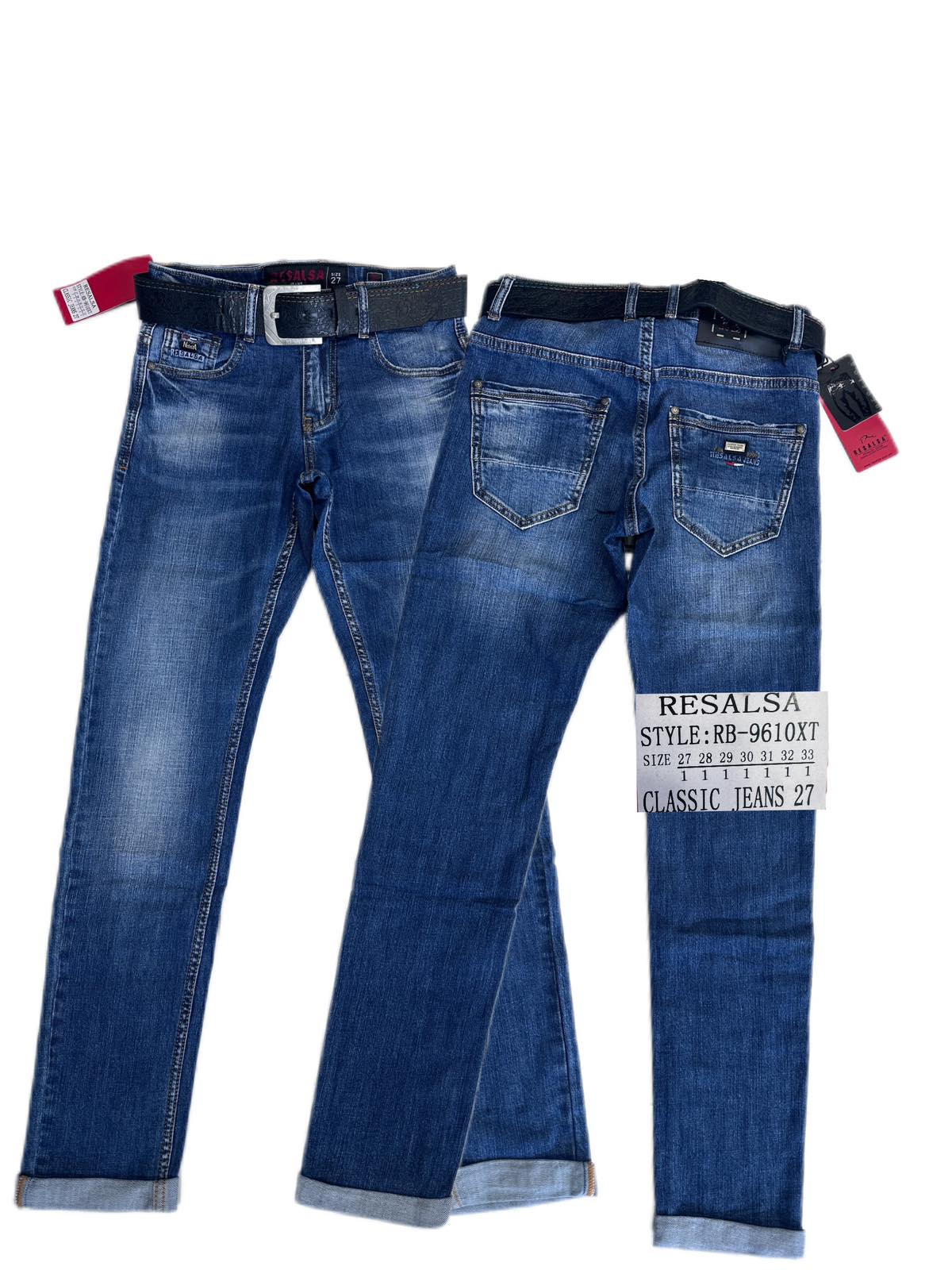 Джинсы God Baron (27-33) RB-9610XT blue (деми)