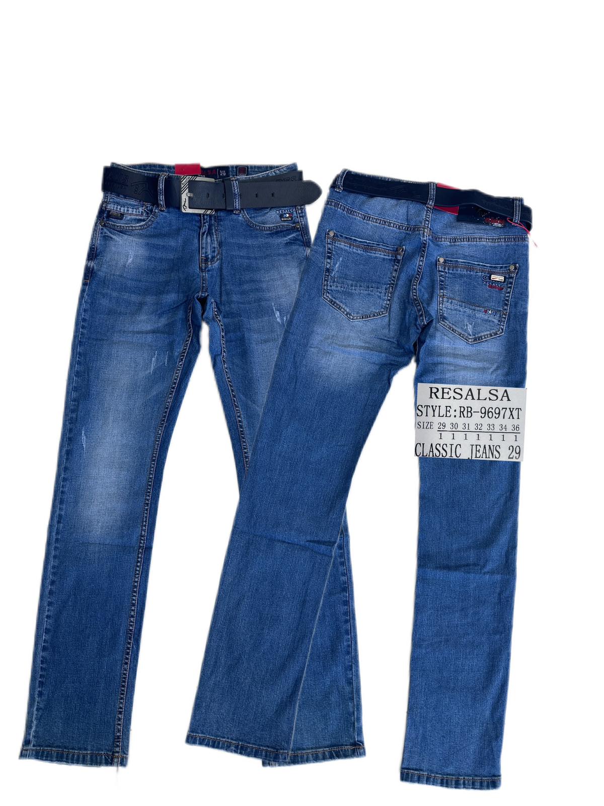 Джинсы God Baron (29-36) RB-9697XTblue (деми)