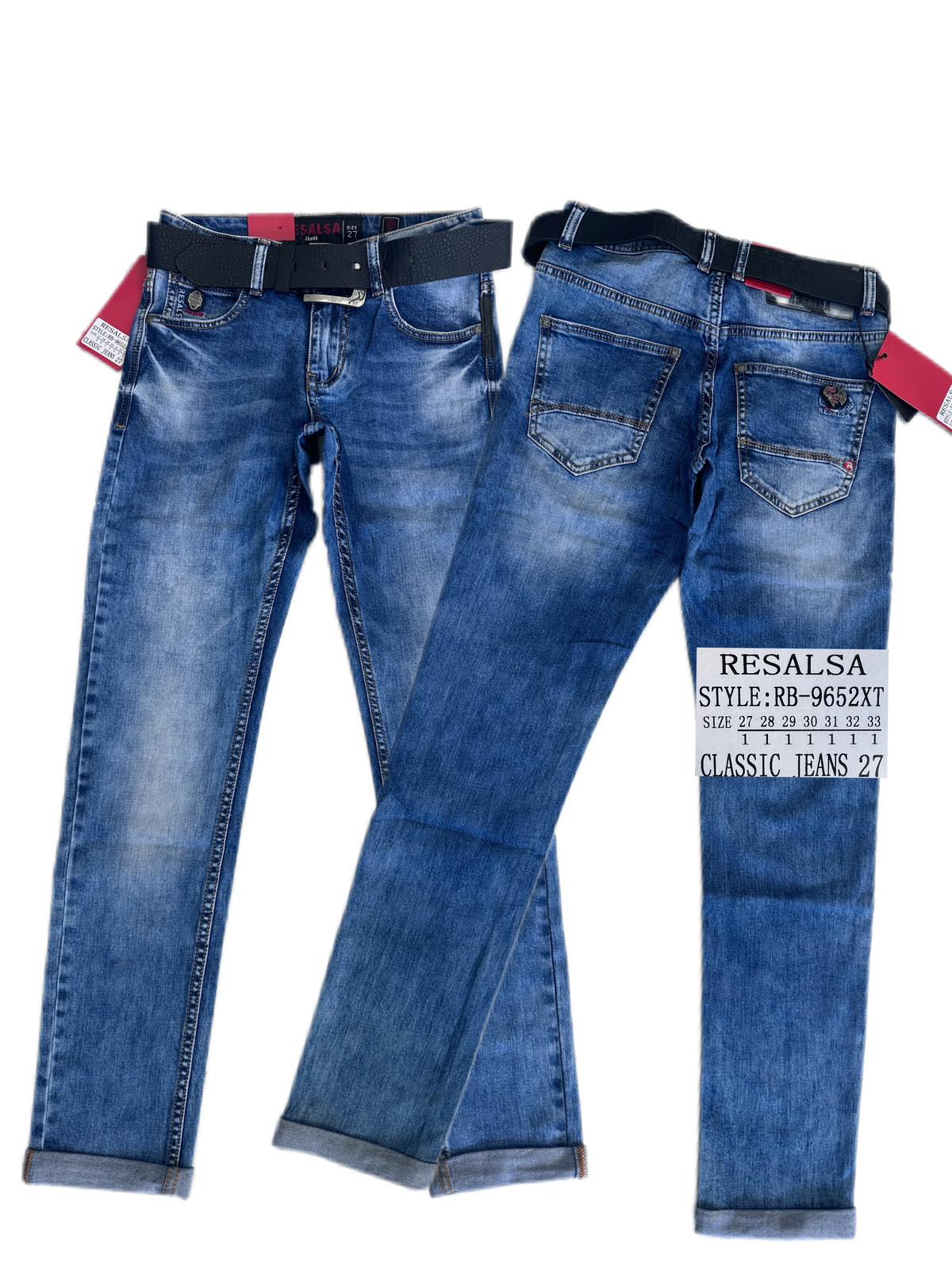 Джинсы God Baron (27-33) RB-9652XT blue (деми)